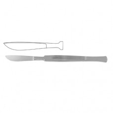 Dissecting Knife / Opreating Knife Bellied Blade - Fig. 7 Stainless Steel, 14 cm - 5 1/2"